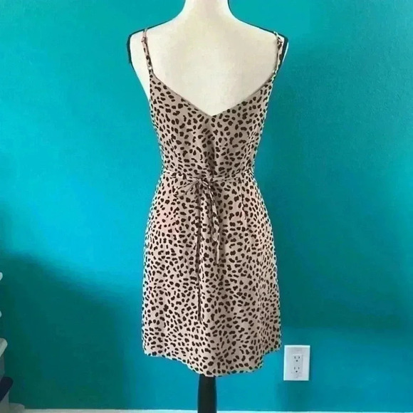 Sanctuary leopard animal print wrap dress in size small - Picture 3 of 6